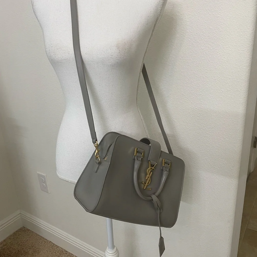 Authentic Saint Laurent Baby canvas fog bag
